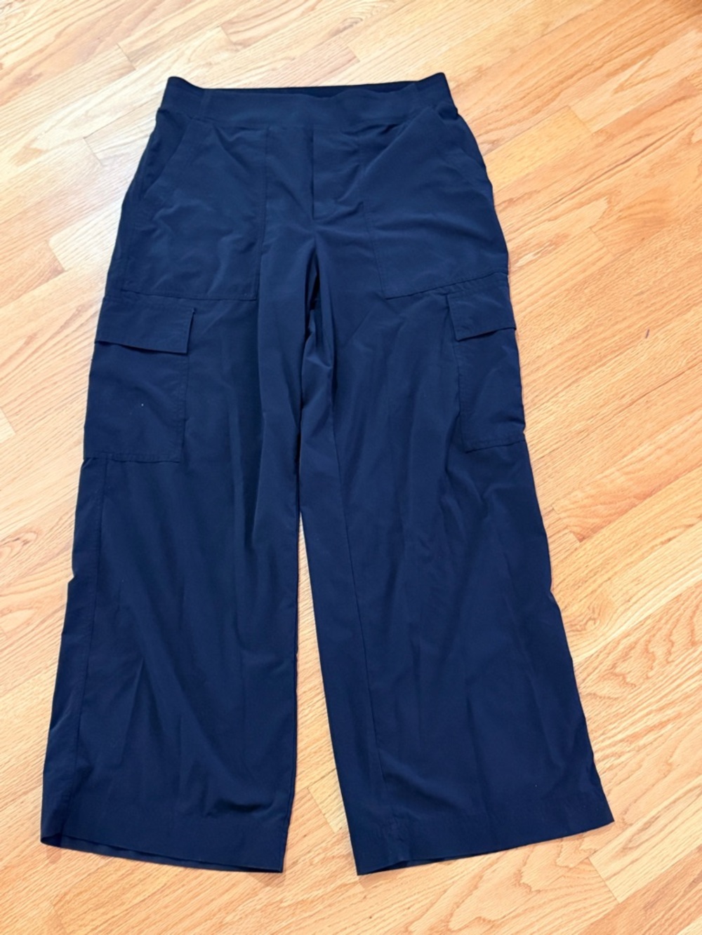 Athleta Black Brooklyn High Rose Wide-Leg Cargo Pants